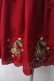 画像3: Ank Rouge / いちご刺繍ワンピース M アカ Y-25-06-12-088-CA-OP-SZ-ZY (3)