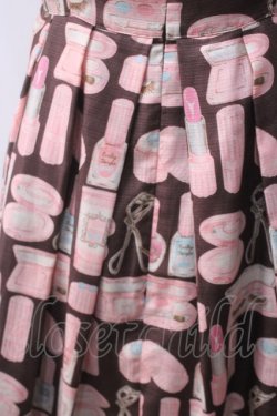 画像3: Emily Temple cute / コスメプリントワンピース  ブラウン Y-25-06-12-089-ET-OP-SZ-ZY