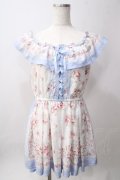 LIZ LISA / レースアップローズワンピース 0 ブルー Y-25-06-12-091-LO-OP-SZ-ZY