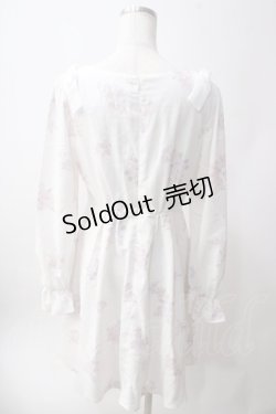画像2: LODISPOTTO / ショルダーリボンローズワンピース M 白 Y-25-06-12-094-LO-OP-SZ-ZY