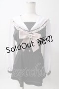 LIZ LISA / セーラーカラーセットアップ 0 黒 Y-25-06-12-095-LO-OP-SZ-ZY