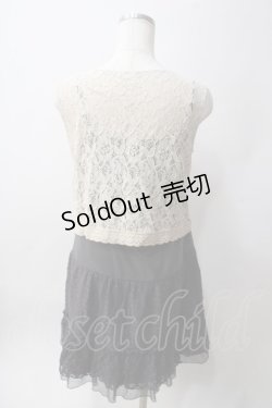 画像2: axes femme /重ね着ワンピース M グレー Y-25-06-12-097-AX-OP-SZ-ZY