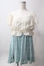画像1: axes femme / ブラウスドッキングワンピース M サックス Y-25-06-12-100-AX-OP-SZ-ZT475 (1)