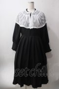 axes femme / レース襟セットワンピース  黒 Y-25-06-12-113-AX-OP-SZ-ZY