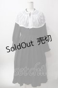 axes femme / レース襟セットワンピース  黒 Y-25-06-12-113-AX-OP-SZ-ZY