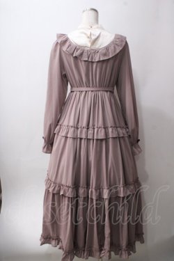 画像2: axes femme kawaii / クラシカルフリルロングワンピ  ピンク Y-25-06-12-114-AX-OP-SZ-ZY