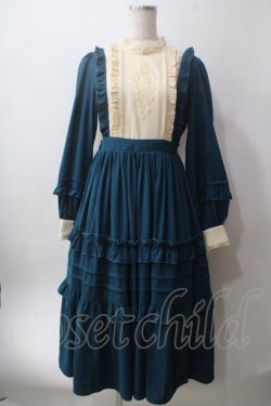 画像1: axes femme kawaii / アンティークドールワンピース  Bグリーン Y-25-06-12-115-AX-OP-SZ-ZY