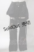 MAD / フルレングス付キショートパンツ S 黒 Y-25-06-12-117-PU-PA-SZ-ZY