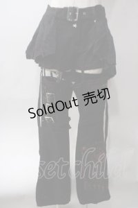 MAD / フルレングス付キショートパンツ S 黒 Y-25-06-12-117-PU-PA-SZ-ZY
