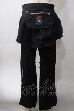 画像2: MAD / フルレングス付キショートパンツ S 黒 Y-25-06-12-117-PU-PA-SZ-ZY