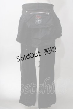 画像2: MAD / フルレングス付キショートパンツ S 黒 Y-25-06-12-117-PU-PA-SZ-ZY