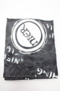 NieR Clothing / NieRオリジナル総柄枕カバー  黒 Y-25-06-12-002-PU-ZA-SZ-ZY