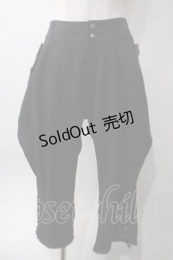 画像1: ALICE and the PIRATES / ハーフパンツ  黒 Y-25-06-12-120-PA-PA-SZ-ZY