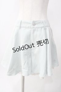 axes femme / お花ストーン付きキュロット M ミント Y-25-06-12-132-AX-PA-SZ-ZY