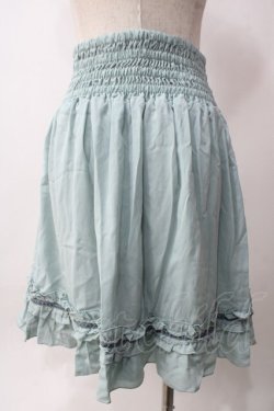 画像2: axes femme / ティアードフリルスカート M ミント Y-25-06-12-133-AX-SK-SZ-ZY
