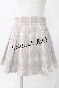 axes femme / 釦デザインプリーツキュロット M ブラウン Y-25-06-12-136-AX-SK-SZ-ZY