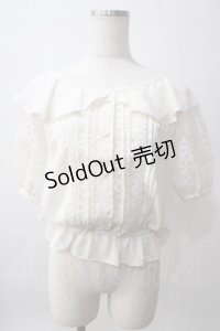 LIZ LISA / リボン付きブラウス 0 アイボリー Y-25-06-12-012-LO-BL-SZ-ZY