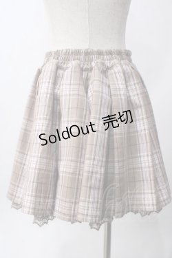 画像2: axes femme / 釦デザインプリーツキュロット M ブラウン Y-25-06-12-136-AX-SK-SZ-ZY