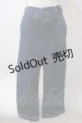 axes femme / 釦デザインデニムワイドパンツ M インディゴ Y-25-06-12-145-AX-PA-SZ-ZY