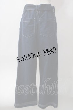 画像2: axes femme / 釦デザインデニムワイドパンツ M インディゴ Y-25-06-12-145-AX-PA-SZ-ZY