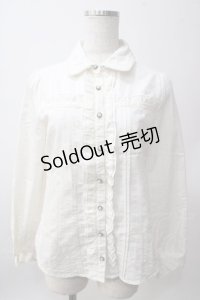 axes femme / ストライプ柄ブラウス M 生成り Y-25-06-12-013-AX-BL-SZ-ZY