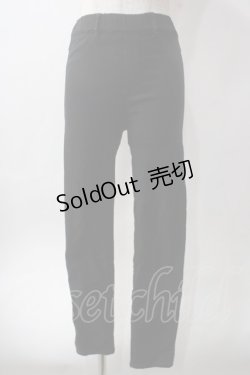 画像1: axes femme / ストレッチパンツ M 黒 Y-25-06-12-147-AX-PA-SZ-ZI