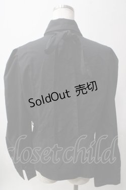 画像2: Sheglit / ビショップスリーブジャボブラウス L 黒 Y-25-06-12-018-EL-BL-SZ-ZY