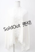 axes femme / UVイレヘムポンチョ  生成り Y-25-06-12-027-AX-TO-SZ-ZY