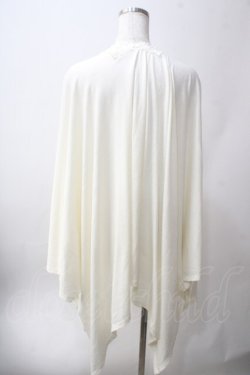 画像2: axes femme / UVイレヘムポンチョ  生成り Y-25-06-12-027-AX-TO-SZ-ZY