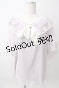 axes femme / レイヤードフリル楊柳トップス  ラベンダー Y-25-06-12-028-AX-TO-SZ-ZY