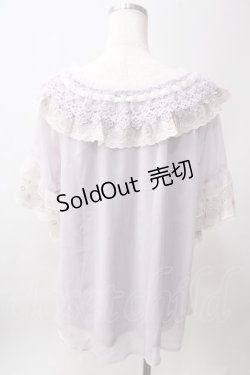 画像2: axes femme / レイヤードフリル楊柳トップス  ラベンダー Y-25-06-12-028-AX-TO-SZ-ZY