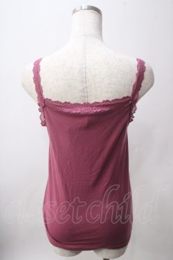 画像2: axes femme / レースビジューデザインタンク F ピンク Y-25-06-12-032-AX-TO-SZ-ZY