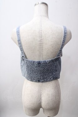 画像2: axes femme / デニムビスチェ F ブリーチ Y-25-06-12-033-AX-TO-SZ-ZY