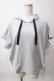画像1: axes femme / バックレースパーカープルオーバー M グレー Y-25-06-12-037-AX-TO-SZ-ZY (1)