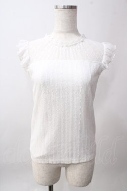 画像1: axes femme / 総レースデザインタンク F 白 Y-25-06-12-040-AX-TO-SZ-ZY
