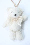 Maison de FLEUR / ショートケーキベアチャーム F アイボリー Y-25-06-18-005-LO-ZA-SZ-ZY