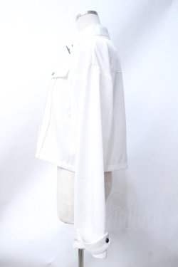 画像2: axes femme / ベルト付ショートブルゾン F 白 Y-25-06-18-037-AX-JA-SZ-ZY