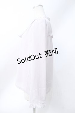 画像2: axes femme / コスモス刺繍ブラウスプルオーバー  ラベンダー Y-25-06-18-039-AX-BL-SZ-ZI