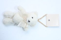 画像2: Maison de FLEUR / ショートケーキベアチャーム F アイボリー Y-25-06-18-005-LO-ZA-SZ-ZY