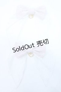 BABY,THE STARS SHINE BRIGHT / Fluffy Flower Fairyリボンクリップ  ピンク Y-25-06-18-006-BA-ZA-SZ-ZY