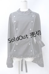 metamorphose / 【プラスサイズ】Little Nurse 長袖ブラウス 2 ブラック Y-25-06-18-050-ME-BL-SZ-ZY
