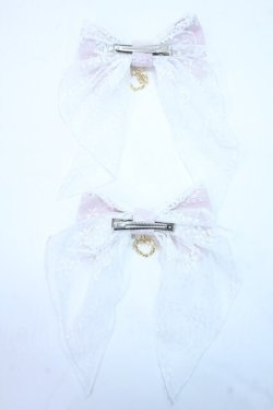 画像2: BABY,THE STARS SHINE BRIGHT / Fluffy Flower Fairyリボンクリップ  ピンク Y-25-06-18-006-BA-ZA-SZ-ZY