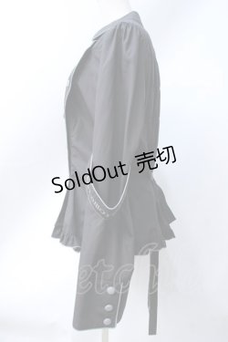 画像2: metamorphose / 【プラスサイズ】Little Nurse 長袖ブラウス 2 ブラック Y-25-06-18-050-ME-BL-SZ-ZY