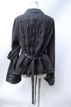画像3: metamorphose / 【プラスサイズ】Little Nurse 長袖ブラウス 2 ブラック Y-25-06-18-050-ME-BL-SZ-ZY