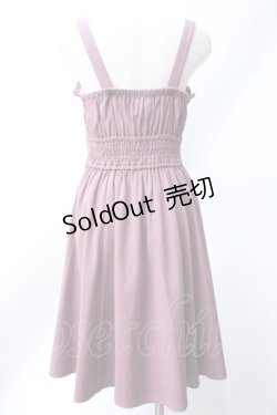 画像3: axes femme POETIQUE / レースアップミニキャミワンピ  ピンク Y-25-06-18-060-AX-OP-SZ-ZY