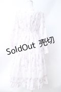 axes femme / SAKURAティアードワンピース  白 Y-25-06-18-065-AX-OP-SZ-ZY