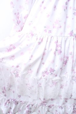 画像2: axes femme / SAKURAティアードワンピース  白 Y-25-06-18-065-AX-OP-SZ-ZY