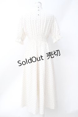 画像2: m petit by misako / ドットワンピース  生成り Y-25-06-18-066-LO-OP-SZ-ZY