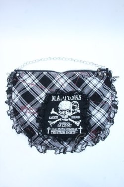 画像1: MAD / チェック柄フラップ  グレー Y-25-06-18-009-PU-ZA-SZ-ZY