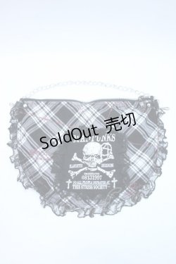 画像1: MAD / チェック柄フラップ  グレー Y-25-06-18-009-PU-ZA-SZ-ZY